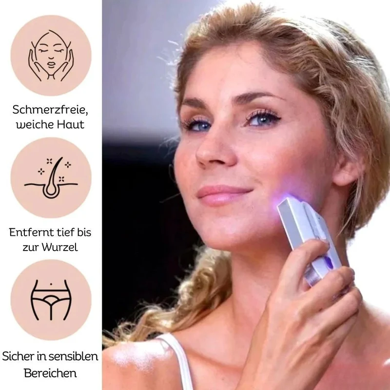 Dispositivo per Epilazione Laser | Rasoio Elettrico e Macchina da Barba per una Delicata Epilazione | SilkLaser