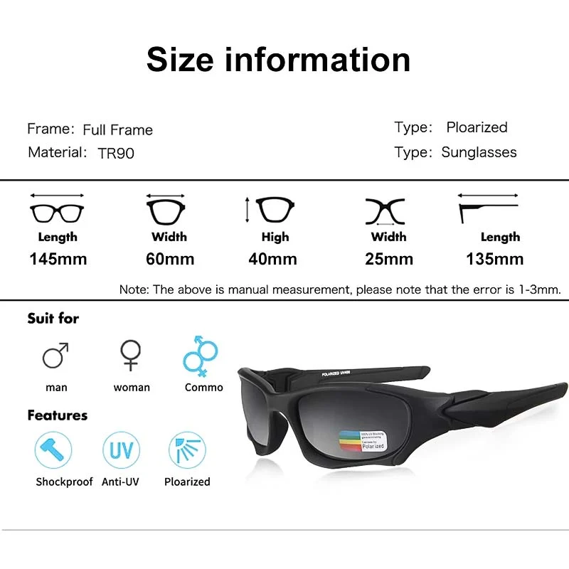 Occhiali da sole polarizzati Adventure Pro per motociclette