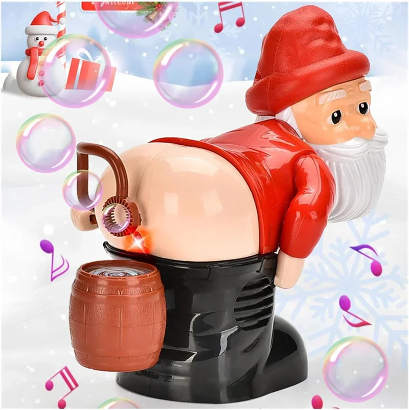 Figure à bulles FunnySanta pour cadeaux gags et plaisir de Noël