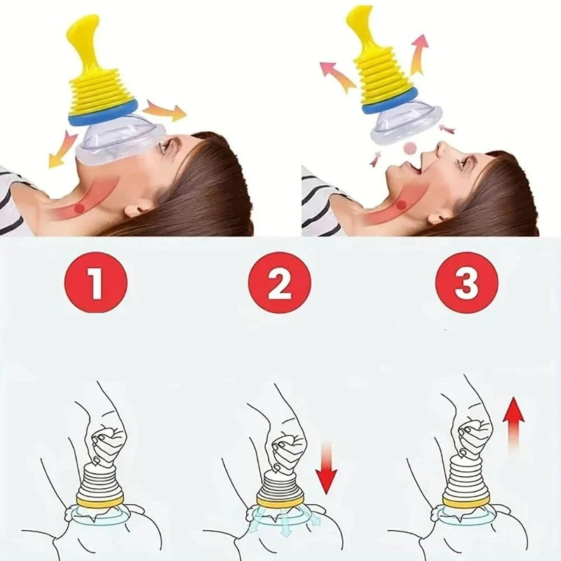 Dispositivo Anti-Asfissia per Primo Soccorso | Bambini e Adulti | Silicone Medico | Solvara