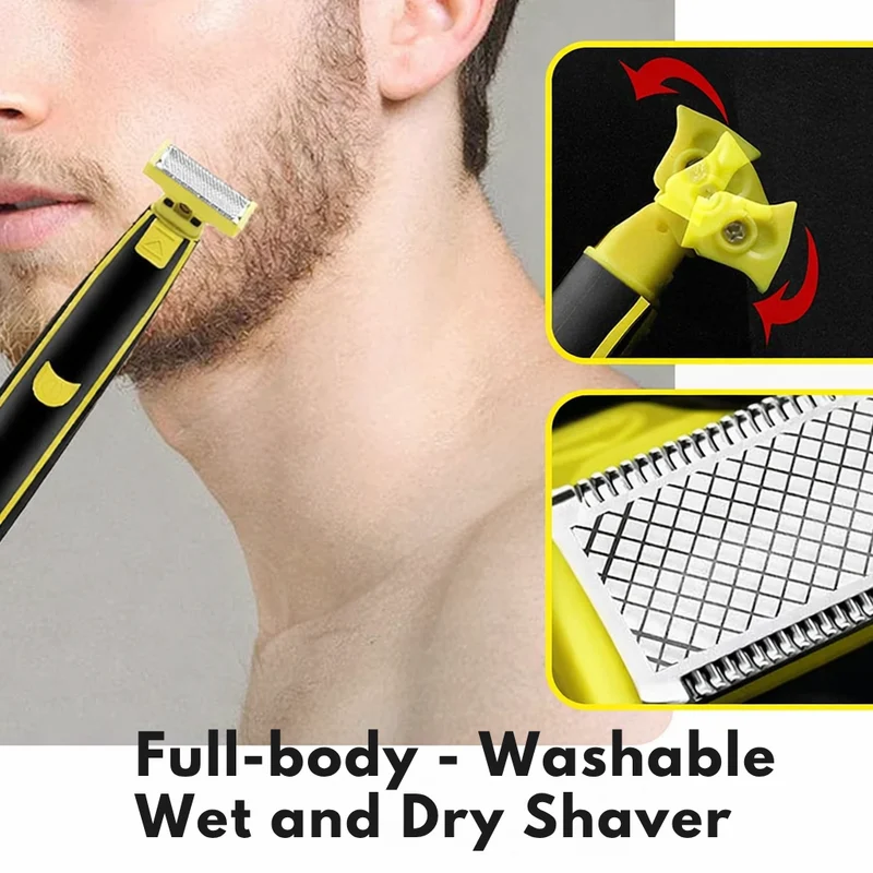 Rasoi elettrici per uomini | Trimmer impermeabile ricaricabile via USB | TrimEdge