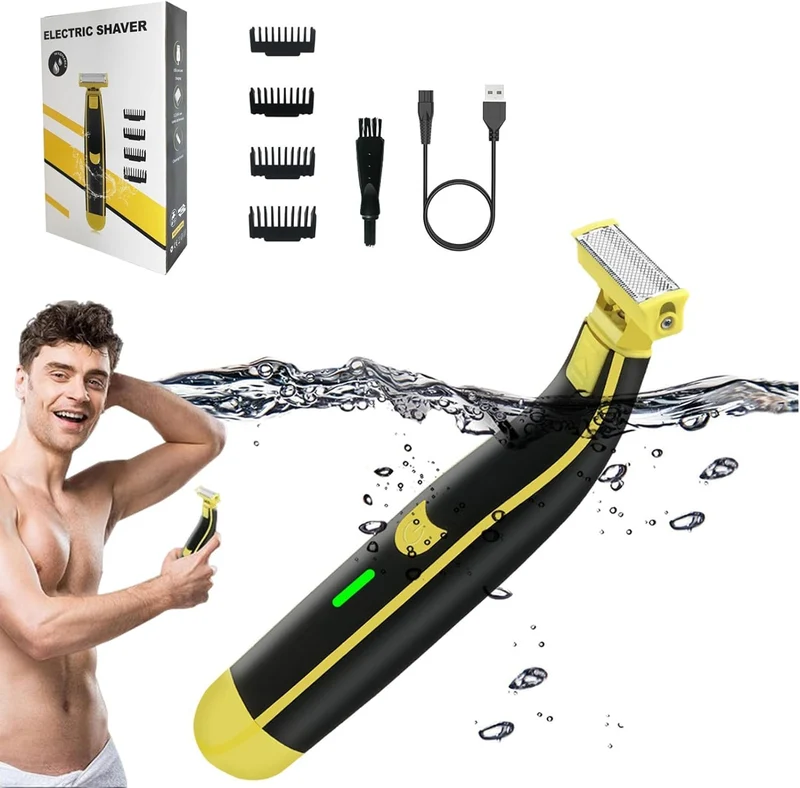Rasoi elettrici per uomini | Trimmer impermeabile ricaricabile via USB | TrimEdge