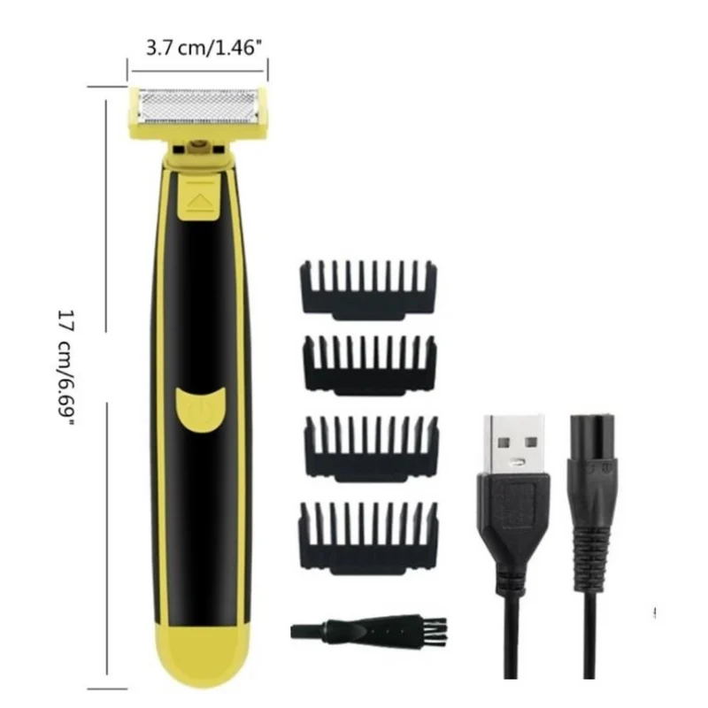 Rasoi elettrici per uomini | Trimmer impermeabile ricaricabile via USB | TrimEdge