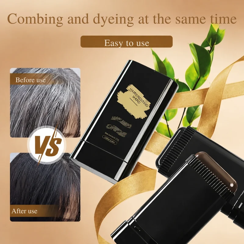 Colori dei capelli | Copertura immediata dei capelli grigi | Stick per ritocco del ricrescita dei capelli | AnsatzFix