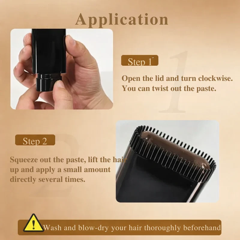 Colori dei capelli | Copertura immediata dei capelli grigi | Stick per ritocco del ricrescita dei capelli | AnsatzFix