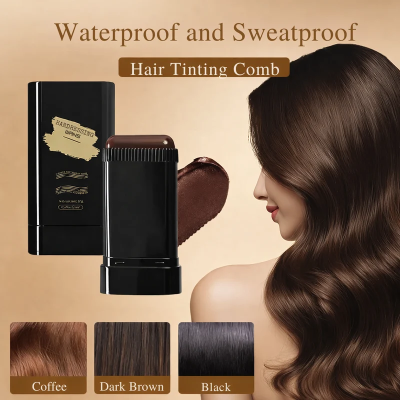 Colori dei capelli | Copertura immediata dei capelli grigi | Stick per ritocco del ricrescita dei capelli | AnsatzFix
