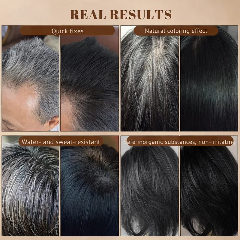 Colori dei capelli | Copertura immediata dei capelli grigi | Stick per ritocco del ricrescita dei capelli | AnsatzFix