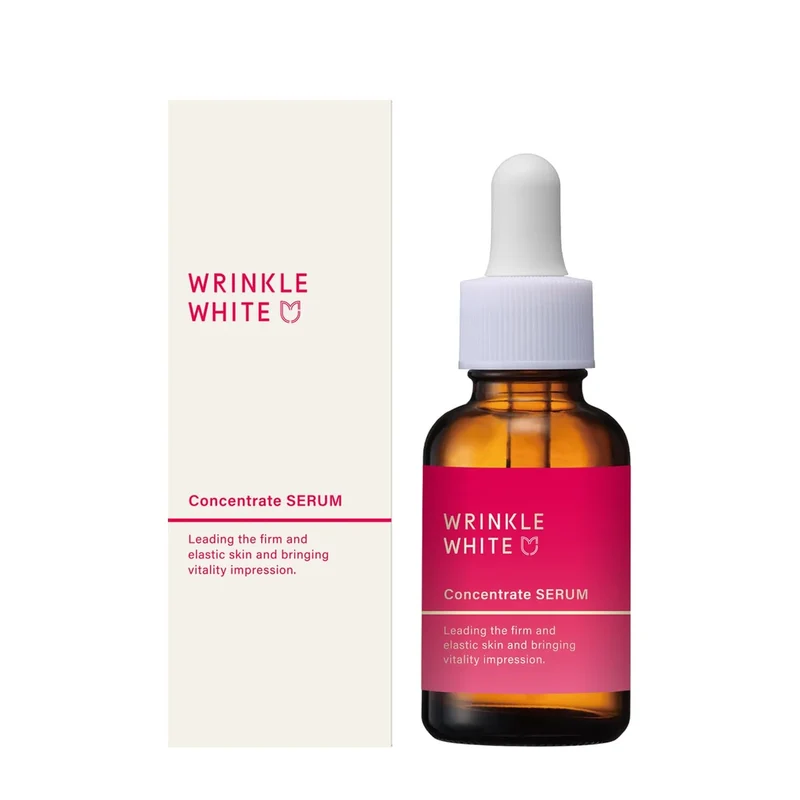 Wrinkle White Na15 Shiratama Serum 33ml with Vitamin C & Retinol Japan-Made