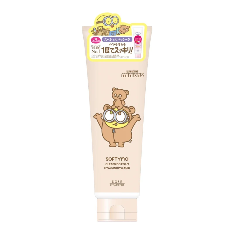 Softymo Cleansing Wash with Hyaluronic Acid and Minion Design