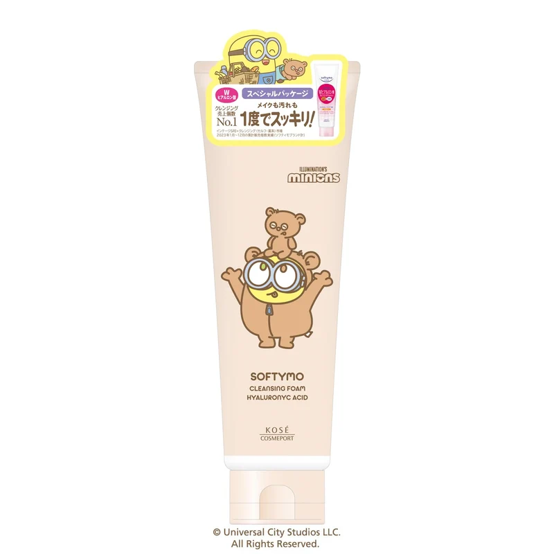 Softymo Cleansing Wash with Hyaluronic Acid and Minion Design