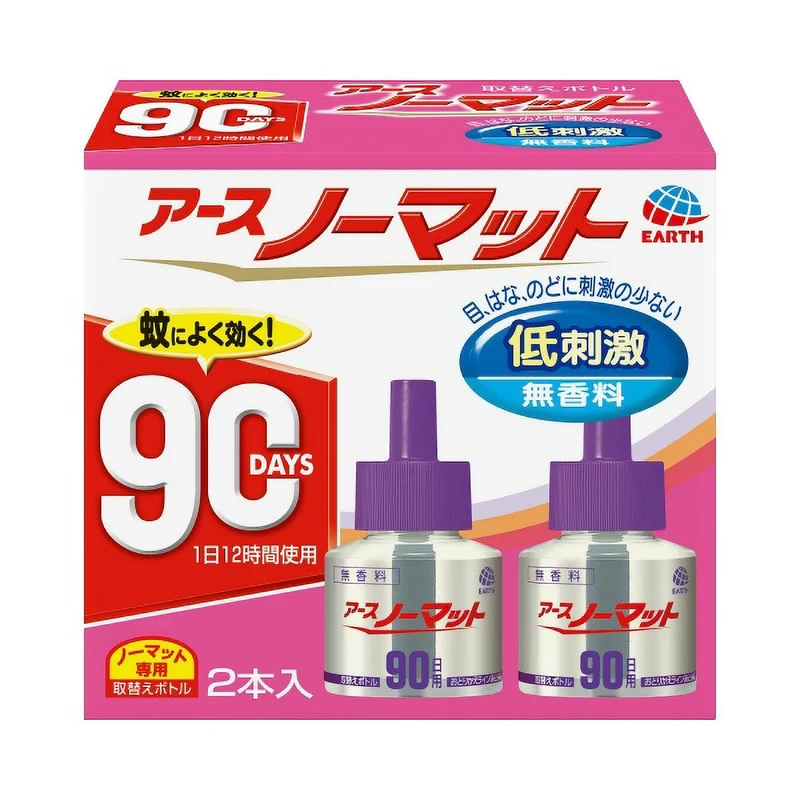 Earth Nomat Refill Bottle 90 Day Unscented 2 Bottles