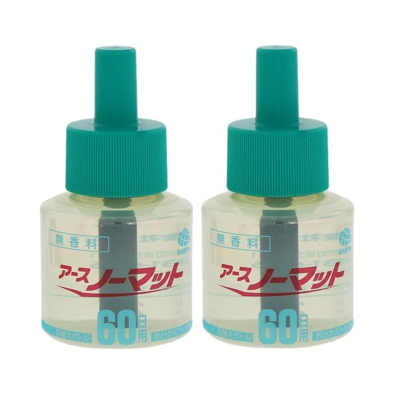Earth Nomat Refill Bottle 60 Day Unscented 2 Pack