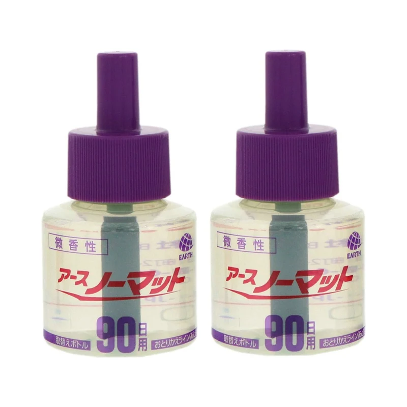 Earth Nomat Refill Bottle 90 Day Mild Scent 2 Pack