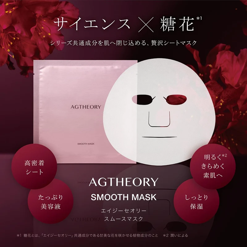 AXXZIA AG Theory Smooth Mask 5 Sheets Anti-Aging Face Treatment