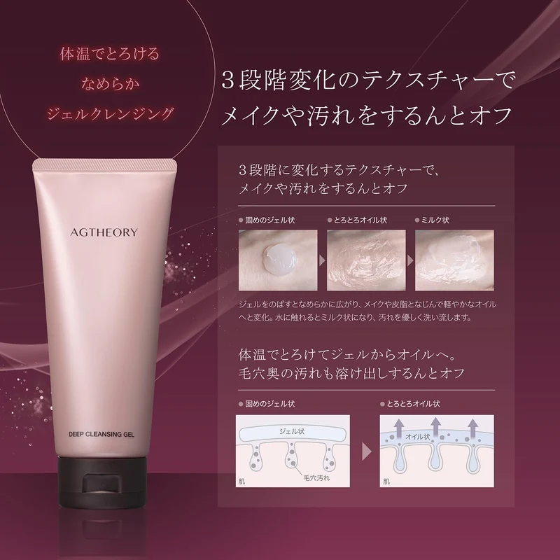 AXXZIA AG Theory Deep Cleansing Gel 120g Anti Aging Face Wash