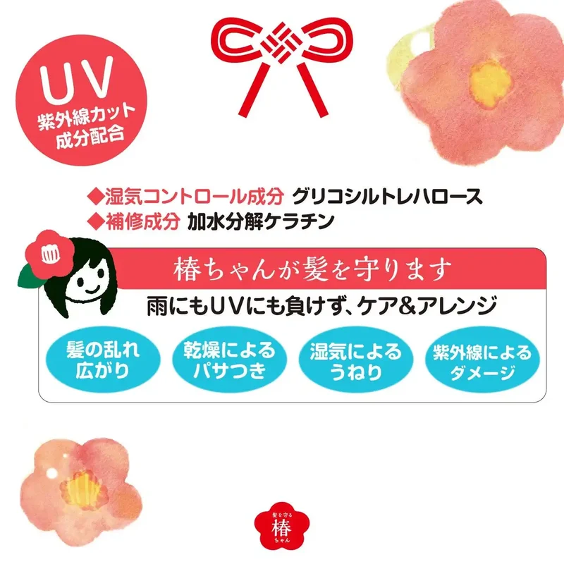 Yanagiya Main Store Tsubaki-Chan Hair Protector Wax 100G