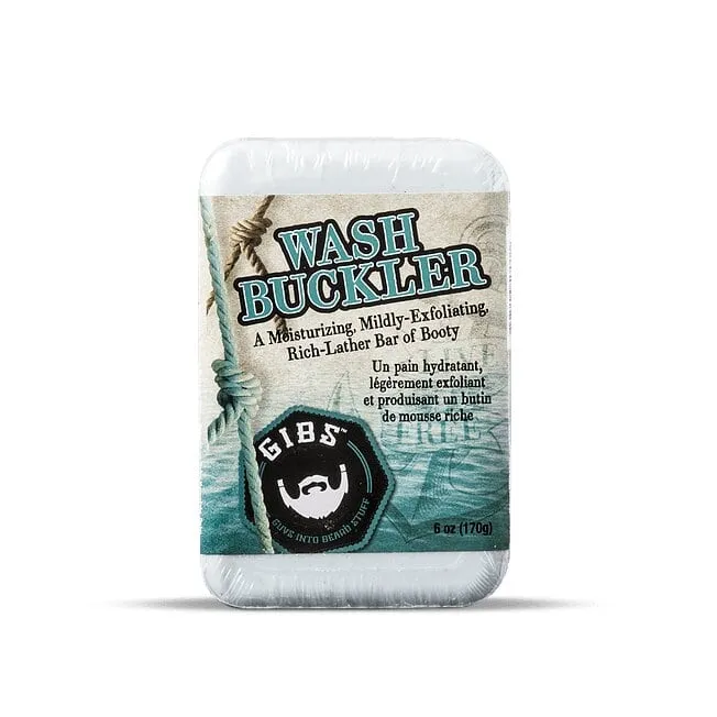 Barre de savon hydratant et exfoliant "Wash Buckler" (170g/6.0oz)