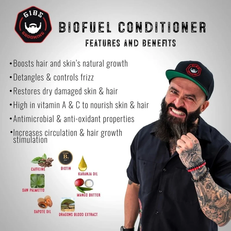 Revitalisant pour la barbe et les cheveux "BioFuel"