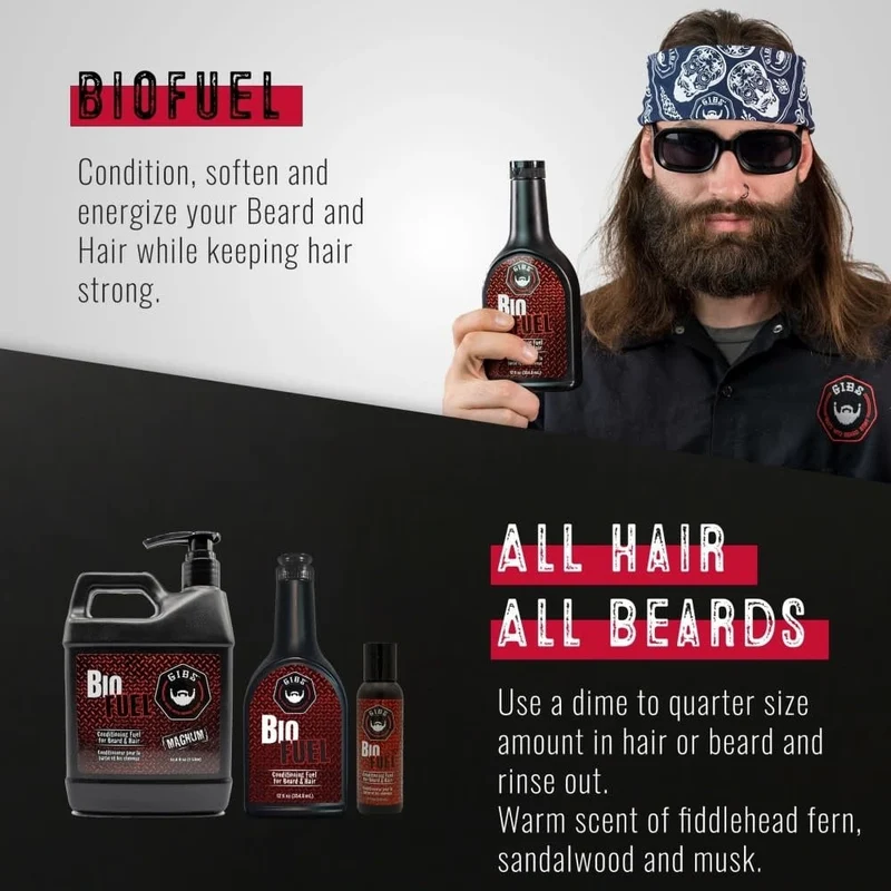 Revitalisant pour la barbe et les cheveux "BioFuel"