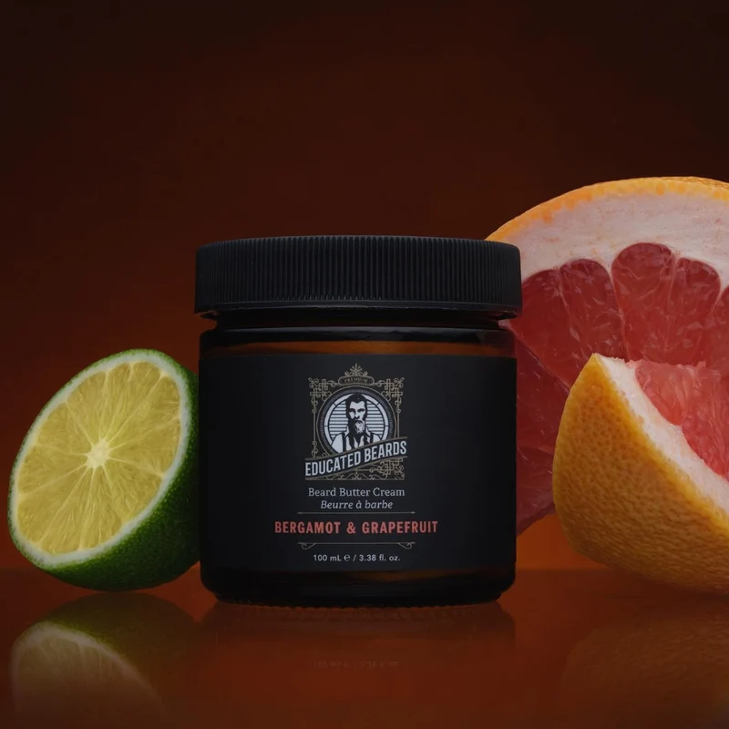 Beurre à barbe en crème "Bergamot & Grapefruit" (100ml/3.4oz)