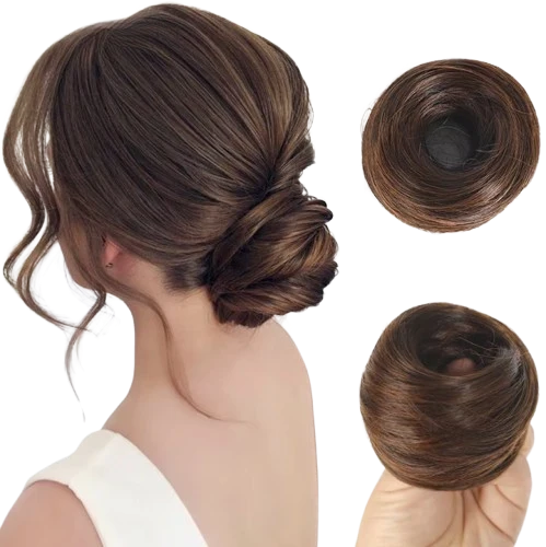 Chouchou Effet Faux Chignon Élégant