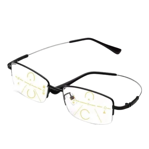 Lunettes mixtes progressives à branches flexibles