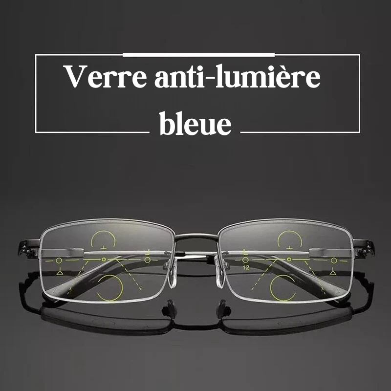 Lunettes mixtes progressives à branches flexibles
