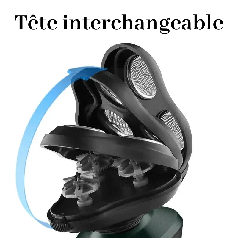 Rasoir XIAOMI 4 en 1 Électrique pour hommes - Rase, Nettoie, Tond, Nez & Oreilles