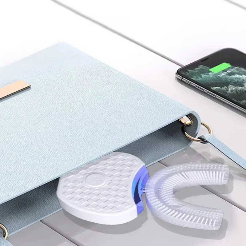 BrightBite – Brosse à dents ultrasonique en forme de U avec nettoyage à 360°