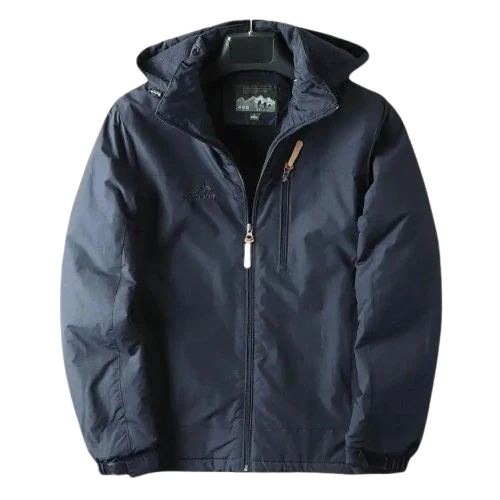 OUTDOOR - Veste imperméable à capuche intérieur polaire - Homme