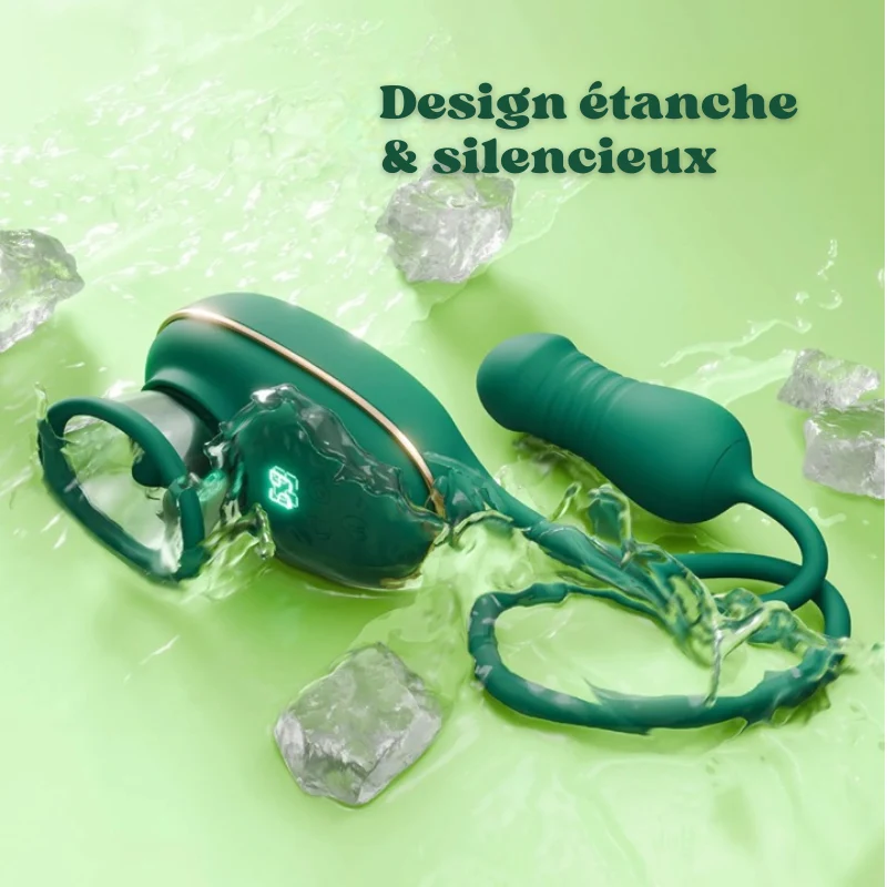 PLEASURE - Sextoy 4 en 1 Vibro, Succion & Mouvement de langue