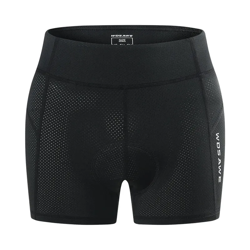 Short de cyclisme rembourré en gel 3D pour femme