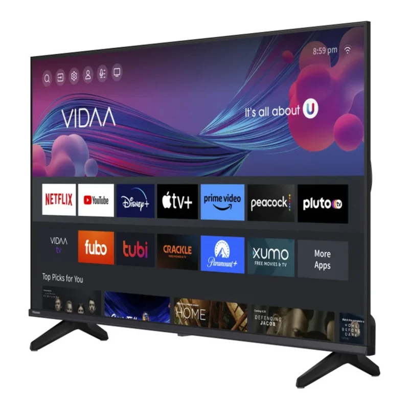 HISENSE - Téléviseur Intelligent VIDAA DEL HD 720p A4NV de 32 po *Boite Ouverte*