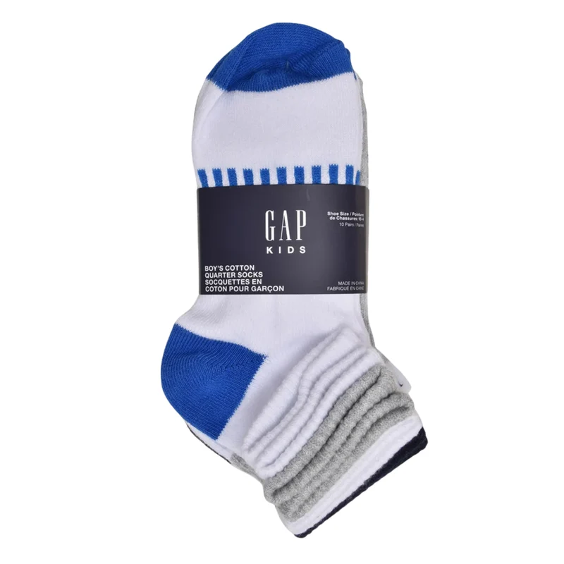 GAP KIDS - 10 Paires de Chaussettes pour Garçon