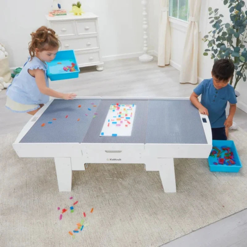 KIDKRAFT - Table d'Activité Lumineuse Building Bricks Play N Glow
