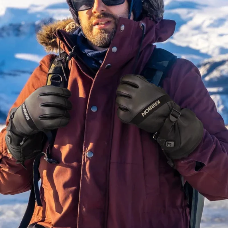 KARBON - Gants de Ski Chauffants *Boite Ouverte*