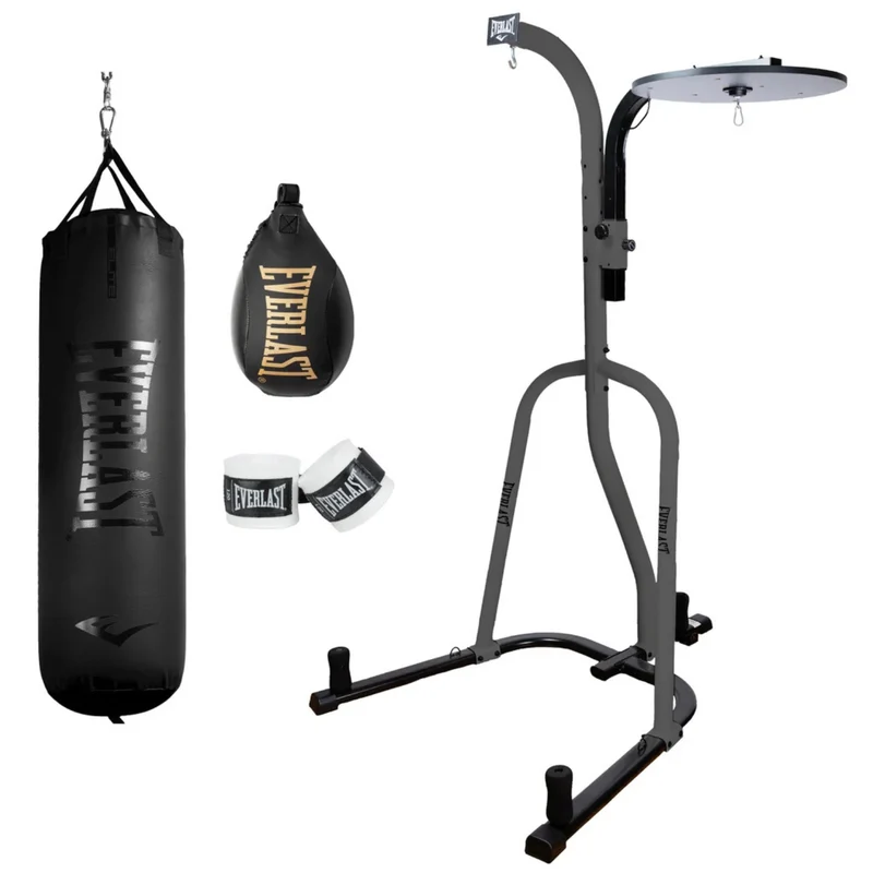 EVERLAST - Ensemble Double Support de Sac Lourd et Ballon de Vitesse