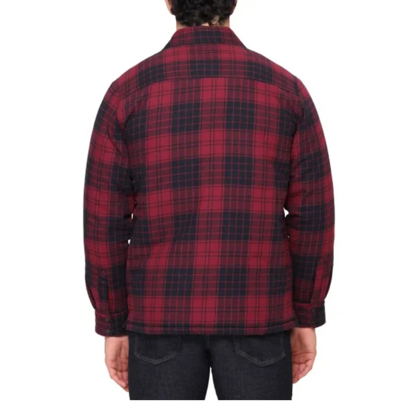 THE B.C. CLOTHING CO. - Chemise-Veste Matelassée à Capuchon pour Homme
