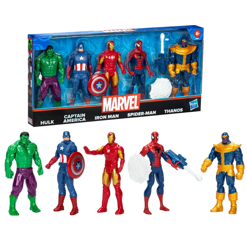 HASBRO - Paquet de 5 Figurines Marvel