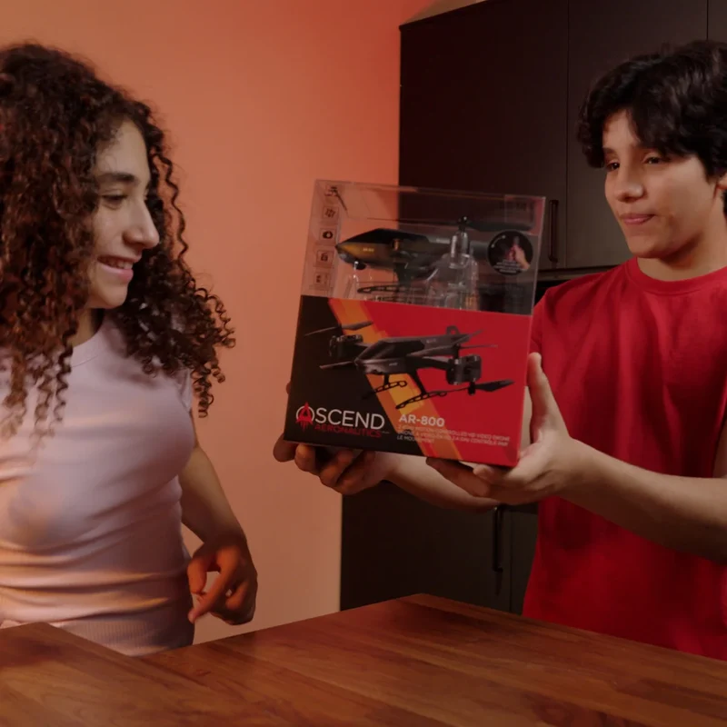 ASCEND AERONAUTICS - Drone à Vidéo HD 2,4 GHz Contrôlé par le Mouvement AR-800