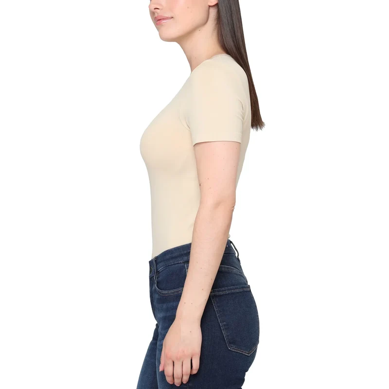 TAHARI - Paquet de 2 T-Shirt Sans Couture pour Femme
