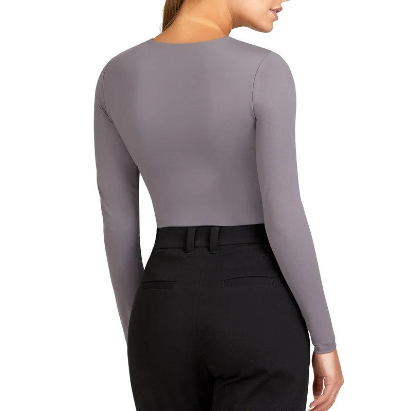 FRANK AND OAK - Paquet de 2 Chandails à Manches Longues Ajustés pour Femme