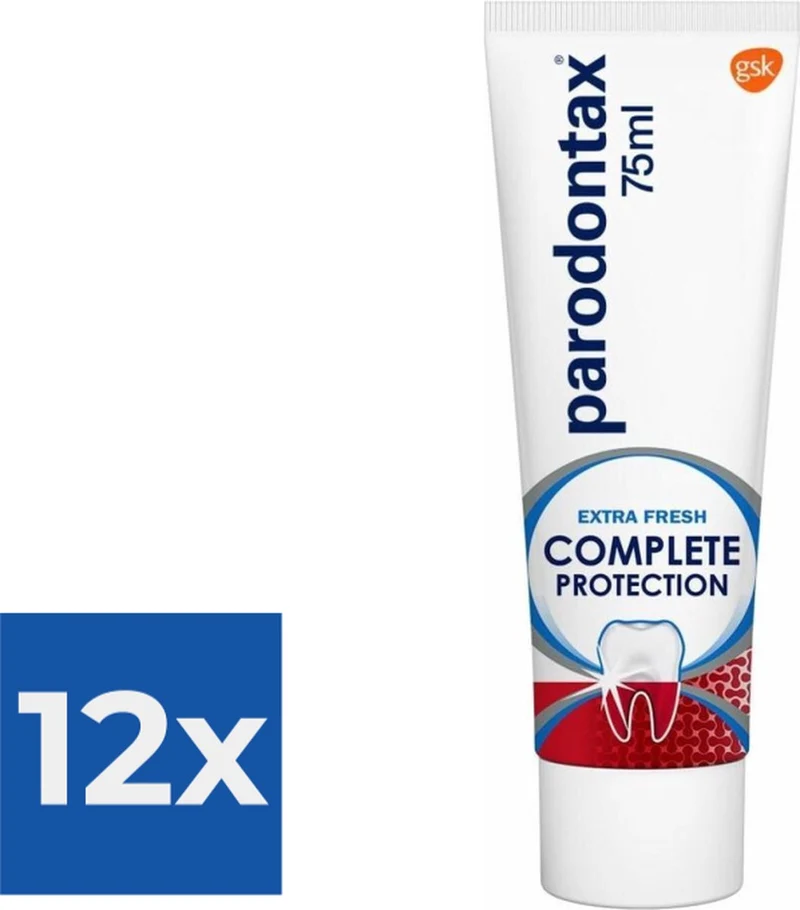 Parodontax - Tandpasta - Complete Protection - Extra Fresh - 75ml x 12