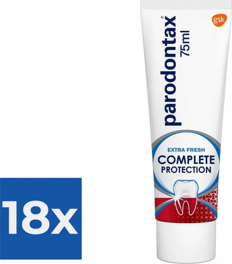 Parodontax - Tandpasta - Complete Protection - Extra Fresh - 75ml x 18