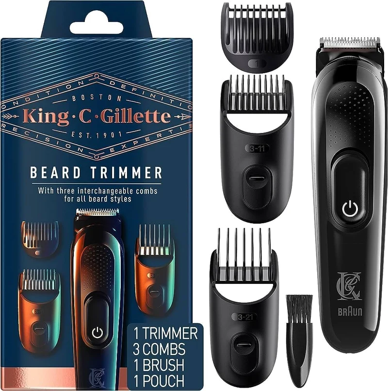 King C. Gillette Blauw