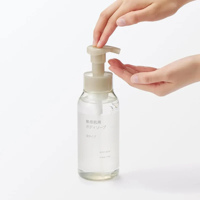 Muji Gentle Foaming Body Soap for Sensitive Skin, 400mL