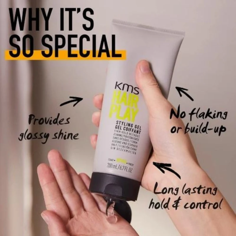 Gel coiffant "HairPlay Styling Gel" - Fixation forte sans résidus