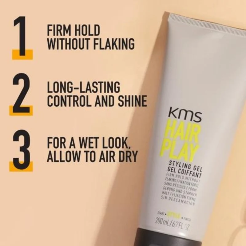Gel coiffant "HairPlay Styling Gel" - Fixation forte sans résidus