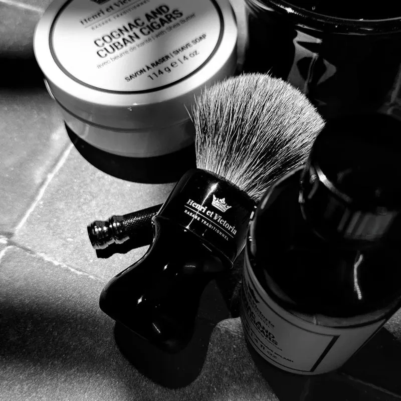 Blaireau "The Crown" pure poils de sanglier - Medium (24mm/0.94")