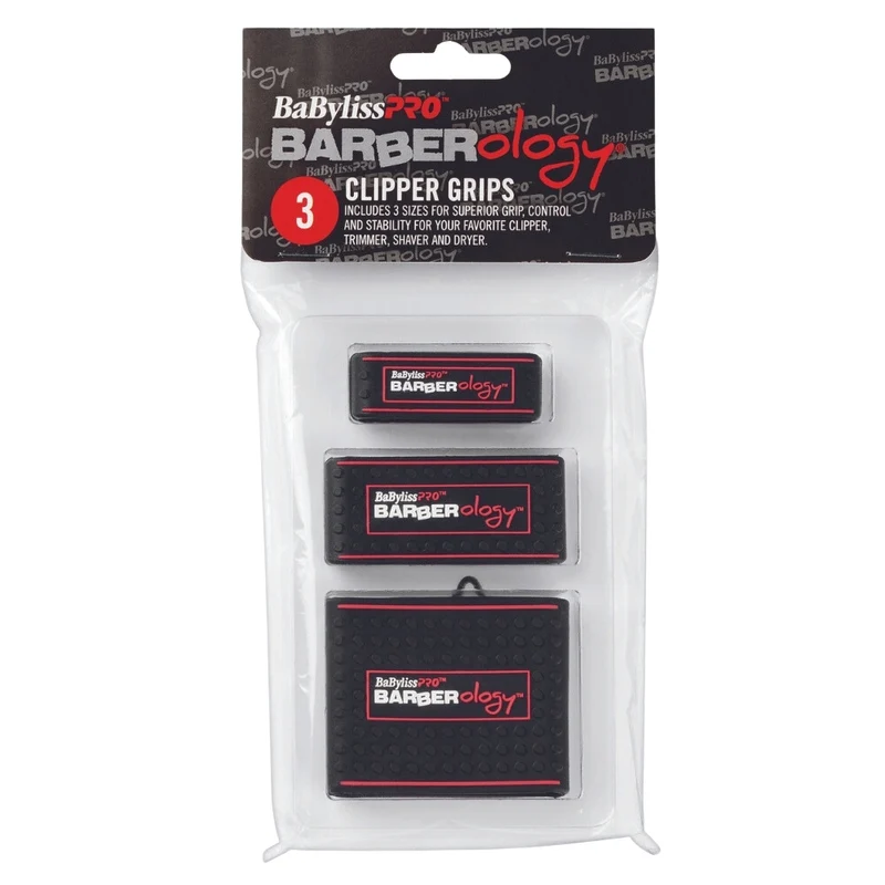 Ensemble de 3 manchons antidérapant "Barberology Clipper Grips"